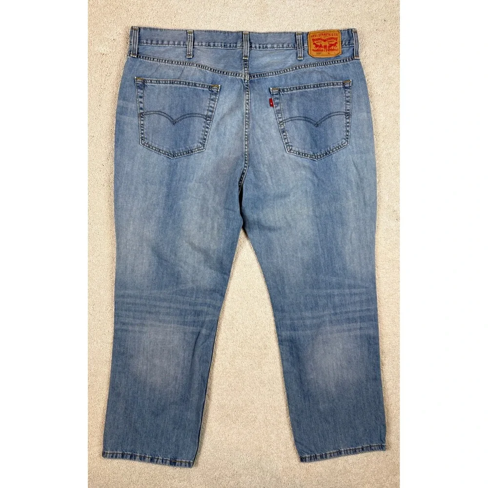 Levis 569 Mens Loose Straight Baggy Workwear Jeans Blue 44x32 Actual 42x29 #1468